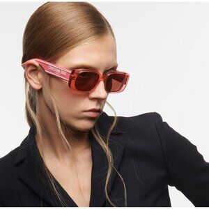 NEW DIOR SUNGLASSES, DIOR WILDIOR S2U 73D0 PINK SQUARE WOMEN SUNGLASSES DIOR